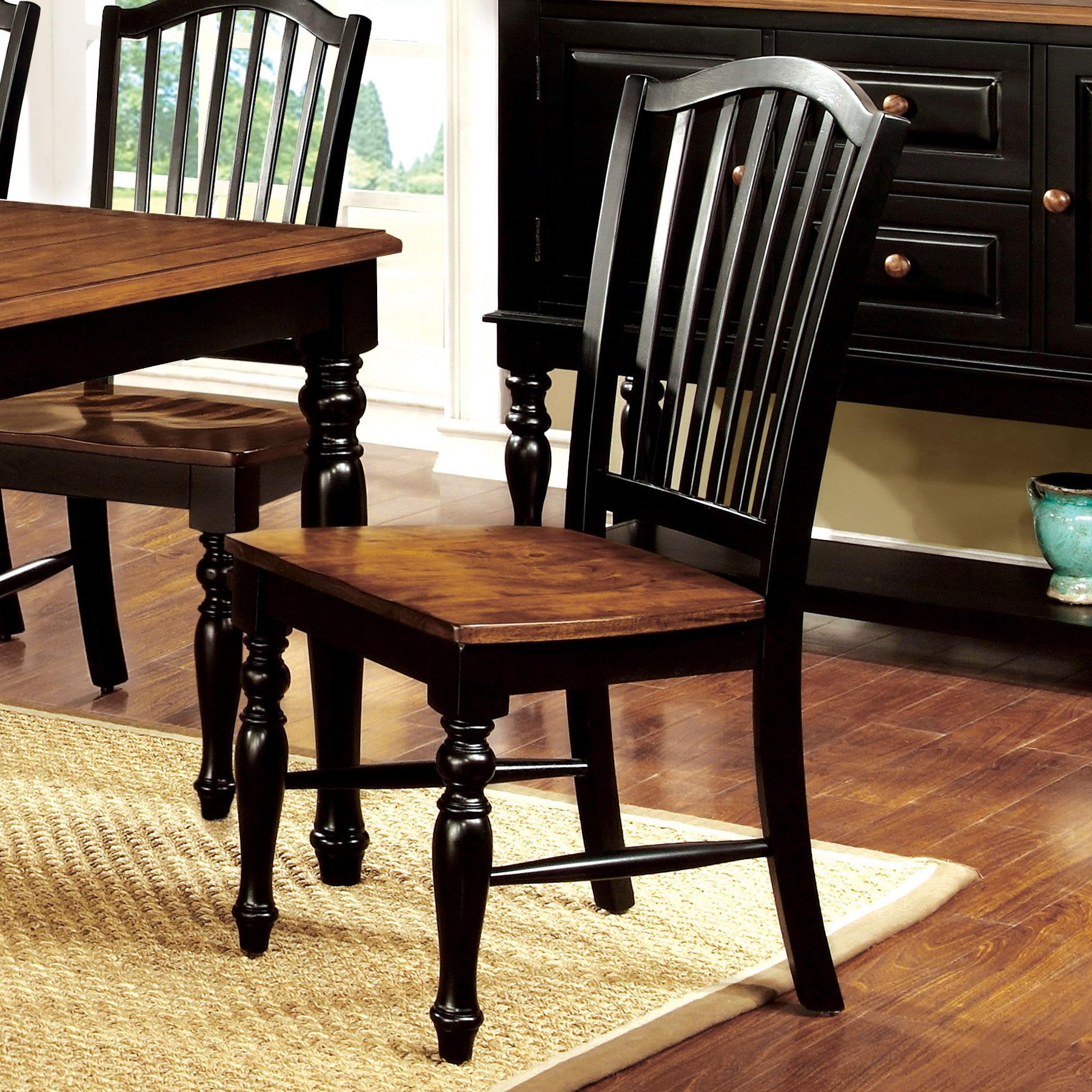 Furniture of America Mayville CM3431SC-2PK Side Chair IMAGE 1